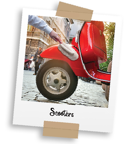 Diaporama - Nénette - l'utilisation - Scooters